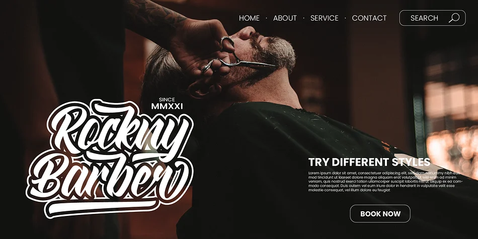 Straight Ahead by Ronny Studio — Script Handwritten Font — thumbnail 2