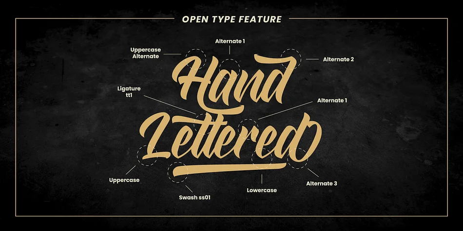 Straight Ahead by Ronny Studio — Script Handwritten Font — thumbnail 3