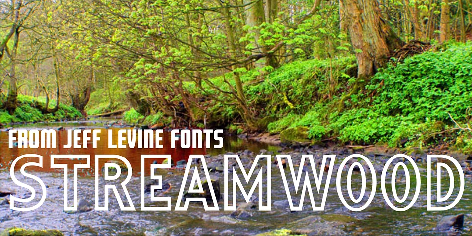 STREAMWOOD JNL by Jeff Levine Fonts — Display Font