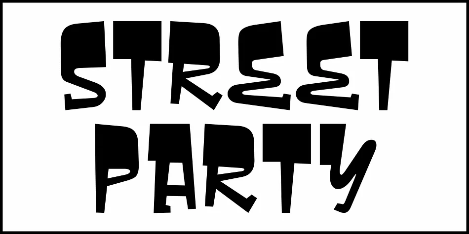 Street Party JNL by Jeff Levine Fonts — Display Font — thumbnail 2