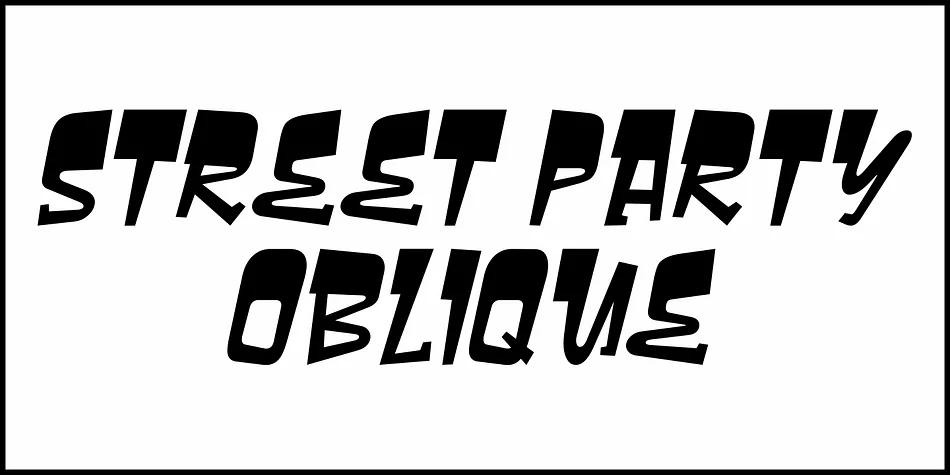 Street Party JNL by Jeff Levine Fonts — Display Font — thumbnail 4