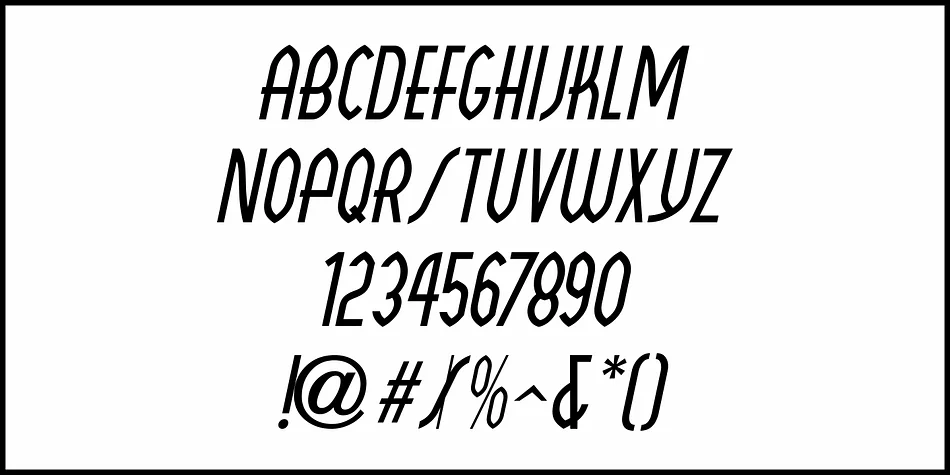 STRUCTURAL GLASS JNL by Jeff Levine Fonts — Decorative Font — thumbnail 5