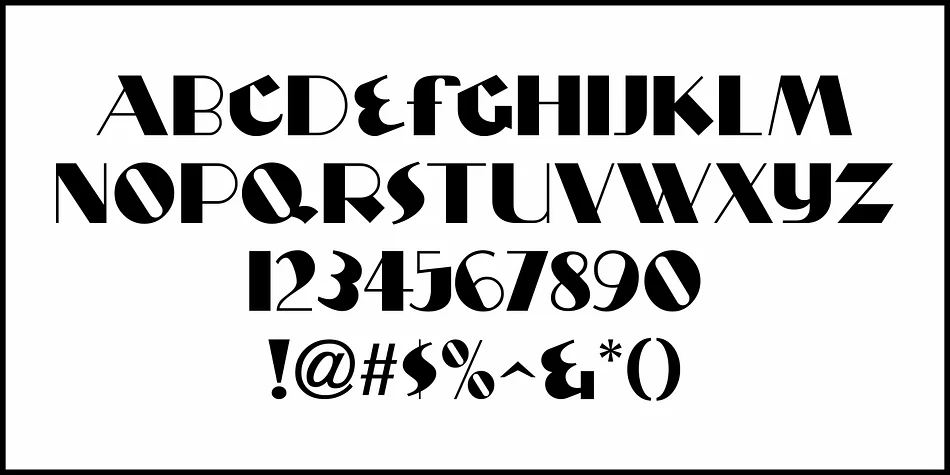 STYLIZED DECO JNL by Jeff Levine Fonts — Decorative Font — thumbnail 3