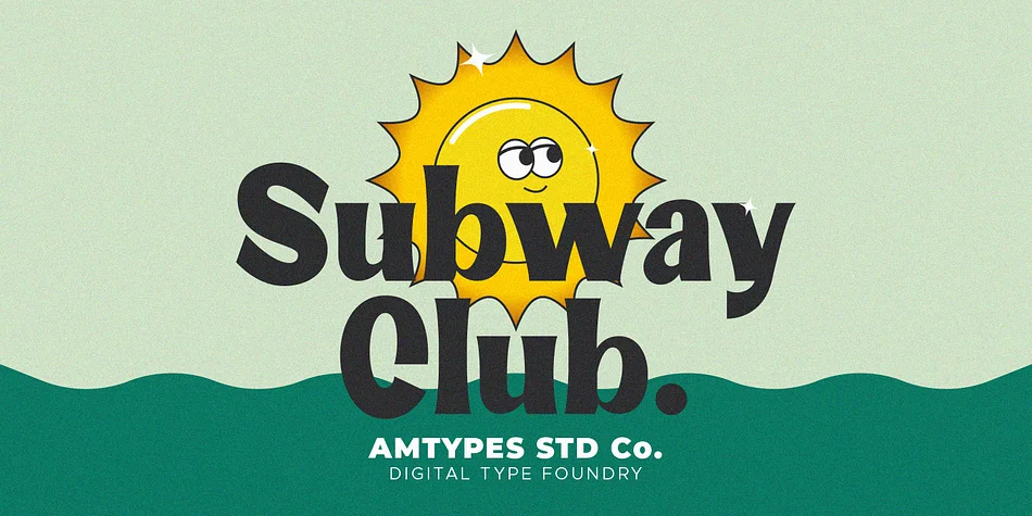 Subway Club by Angga Mahardika — Display Font