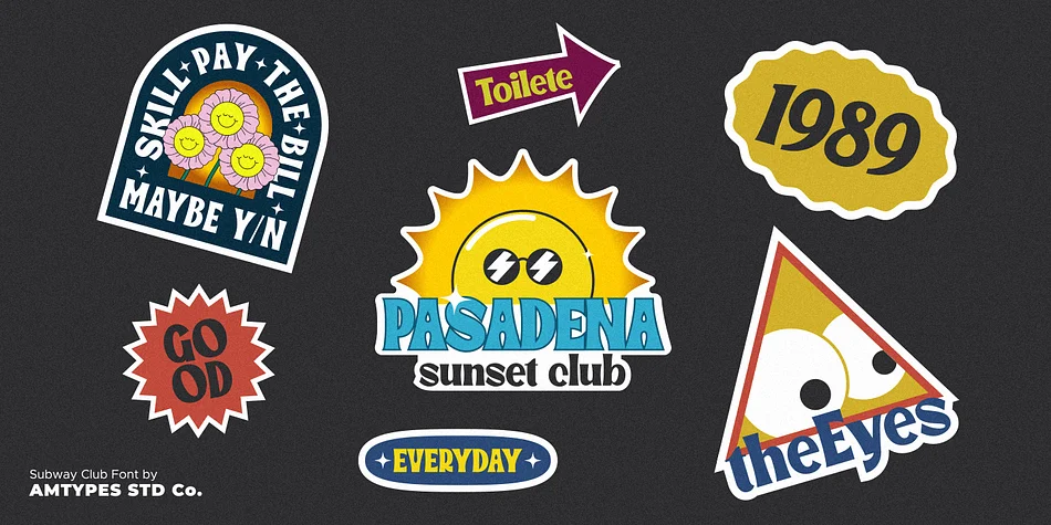 Subway Club by Angga Mahardika — Display Font — thumbnail 4