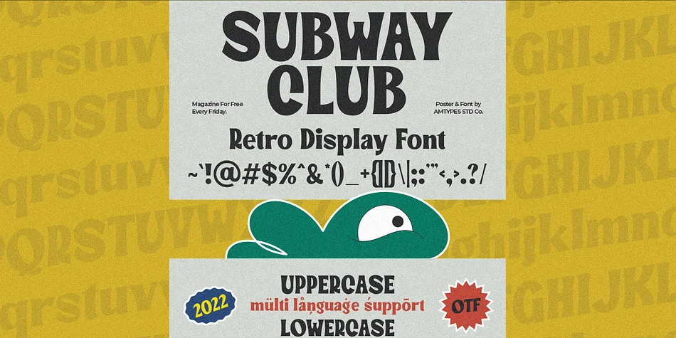 Subway Club by Angga Mahardika — Display Font — thumbnail 5