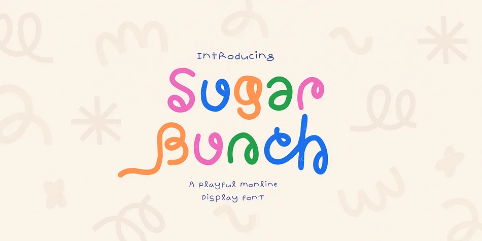 Sugar Bunch by Sloulyfe β Display Font