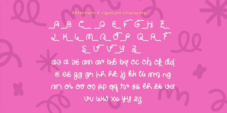 Sugar Bunch by Sloulyfe — Display Font — thumbnail 9
