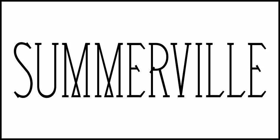 SUMMERVILLE JNL by Jeff Levine Fonts — Decorative Font — thumbnail 2