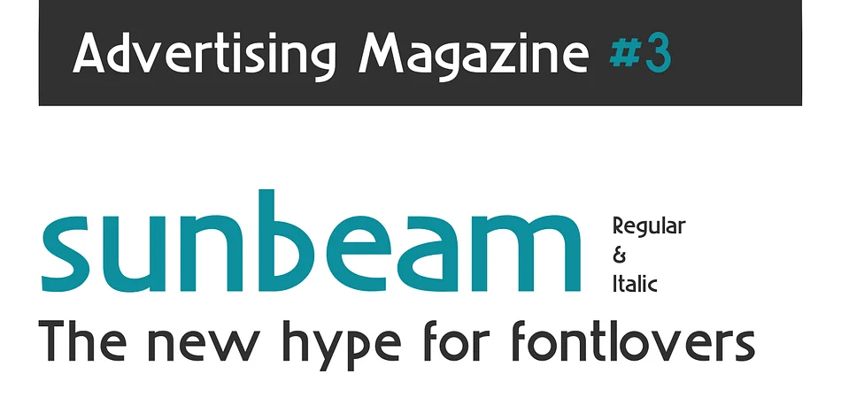 Sunbeam by Kustomtype — Display Font — thumbnail 4