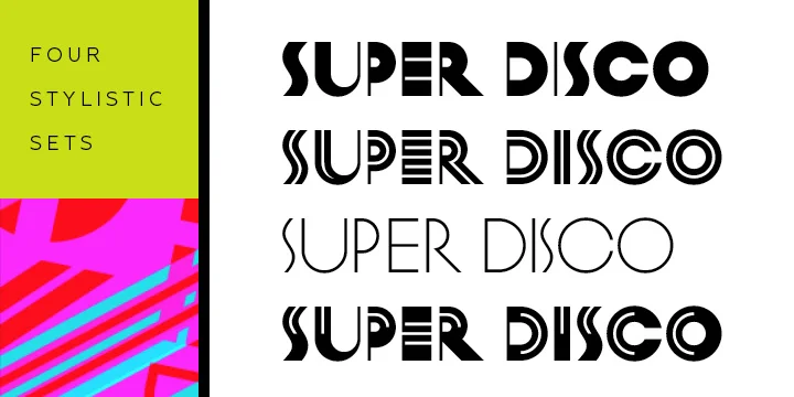 SUPER DISCO by Brownfox — Decorative Font — thumbnail 2