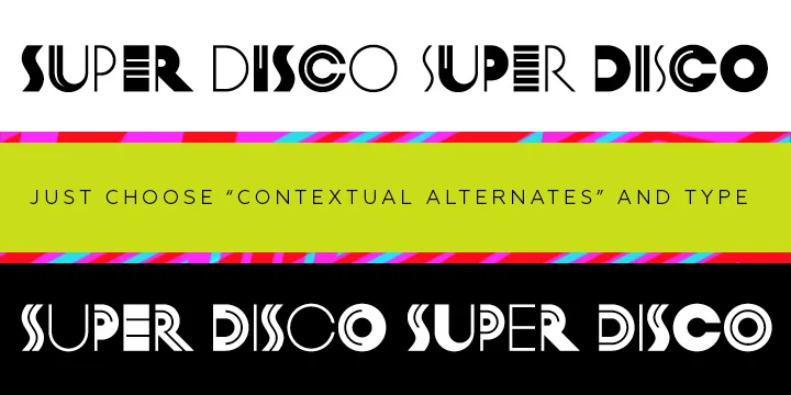 SUPER DISCO by Brownfox — Decorative Font — thumbnail 3