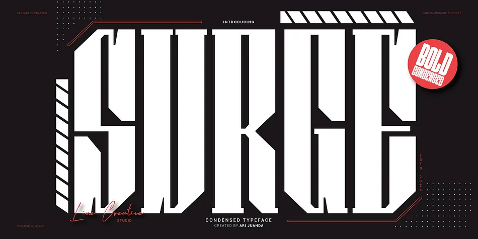 Surge by Linecreative — Display Font