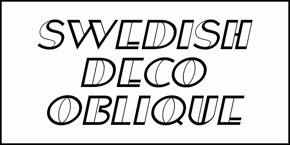 SWEDISH DECO JNL by Jeff Levine Fonts — Decorative Font — thumbnail 4