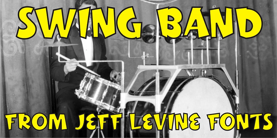 SWING BAND JNL by Jeff Levine Fonts — Display Font