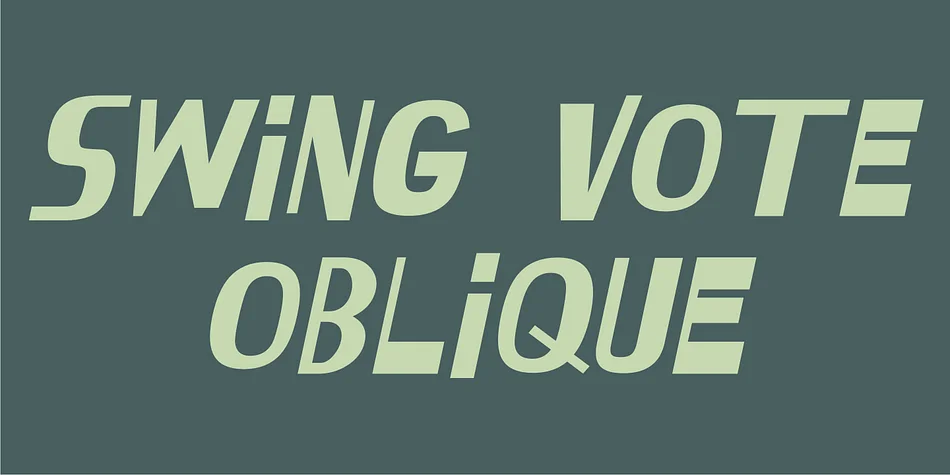 Swing Vote JNL by Jeff Levine Fonts — Display Font — thumbnail 5