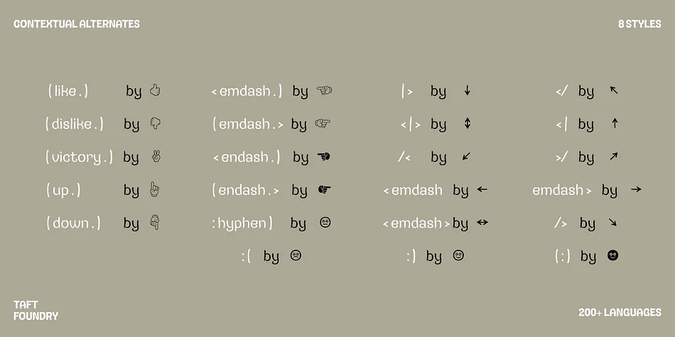 TA Gosling by TAFT Foundry — Display Font — thumbnail 10