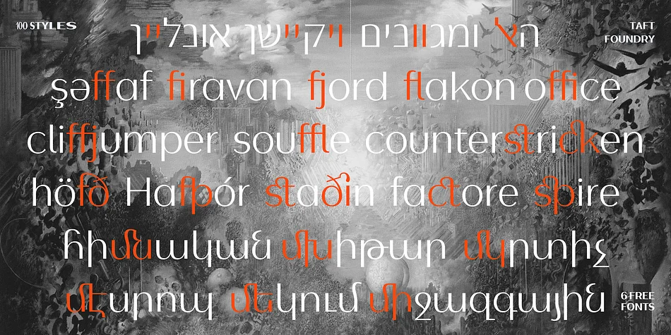TA Modern Times by TAFT Foundry — Decorative Font — thumbnail 5