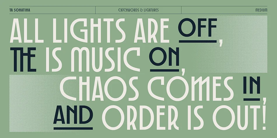 TA Sonatina by TAFT Foundry — Display Font — thumbnail 5