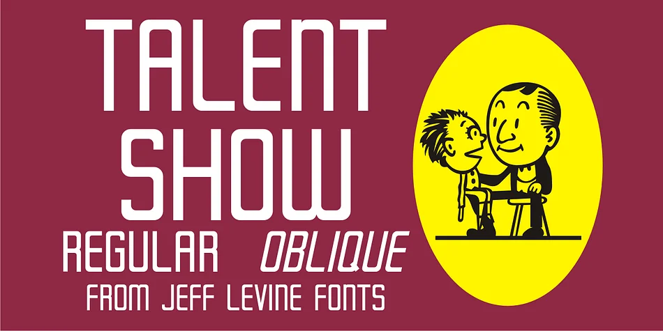 TALENT SHOW JNL by Jeff Levine Fonts — Display Font