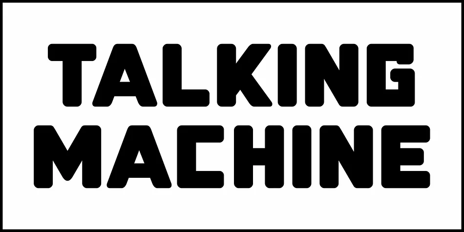 Talking Machine JNL by Jeff Levine Fonts — Display Font — thumbnail 2