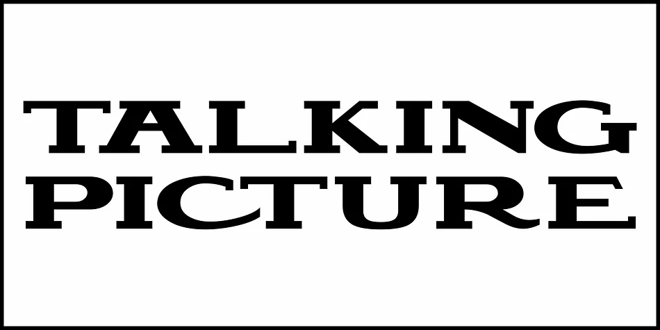 TALKING PICTURE JNL by Jeff Levine Fonts — Decorative Font — thumbnail 2