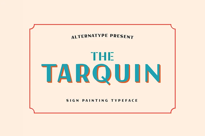 Tarquin by Akufadhl β Display Font