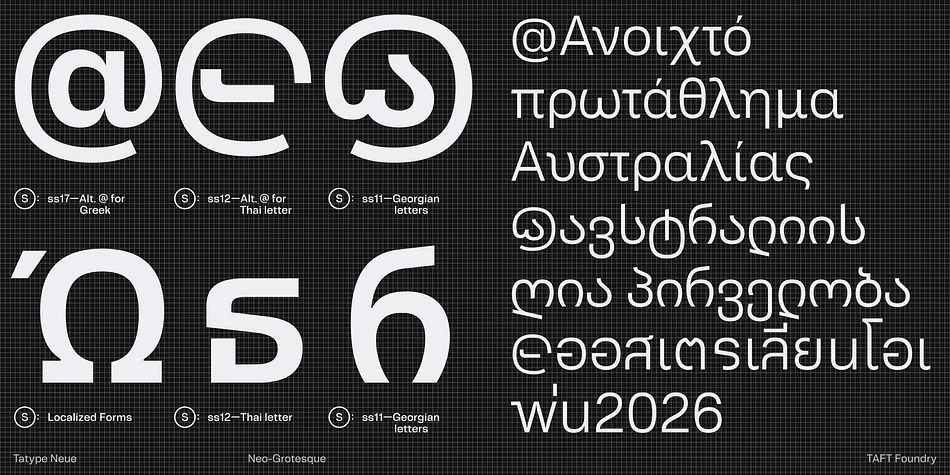 Tatype Neue by TAFT Foundry — Display Font — thumbnail 10