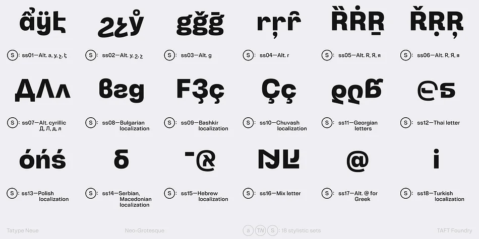 Tatype Neue by TAFT Foundry — Display Font — thumbnail 5