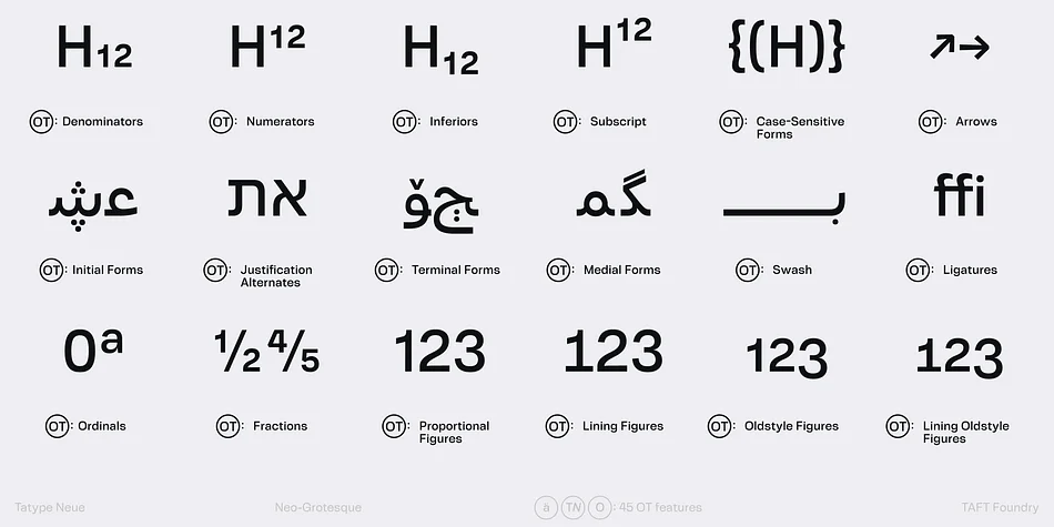 Tatype Neue by TAFT Foundry — Display Font — thumbnail 9