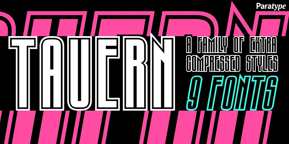 Tauern by ParaType — Display Font