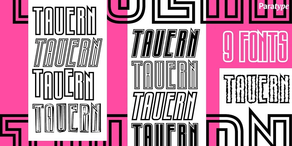Tauern by ParaType — Display Font — thumbnail 3