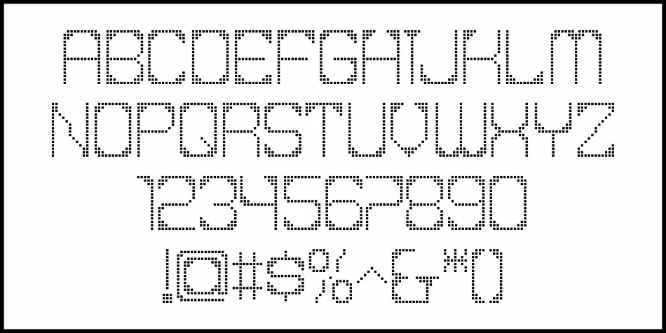 TECHNO MESSAGE JNL by Jeff Levine Fonts — Display Font — thumbnail 3