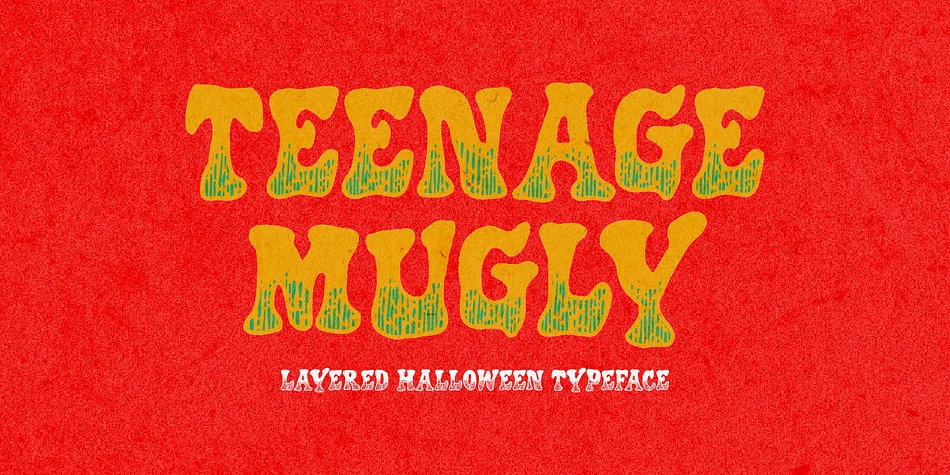 TEENAGE MUGLY by Teenage Foundry — Dingbats Font