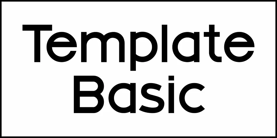 Template Basic JNL by Jeff Levine Fonts — Display Font — thumbnail 2