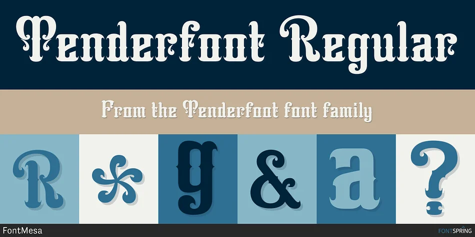 Tenderfoot by FontMesa — Decorative Font