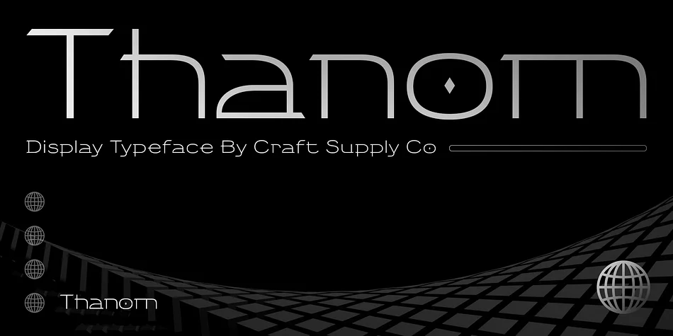 Thanom by Craft Supply Co. — Display Font