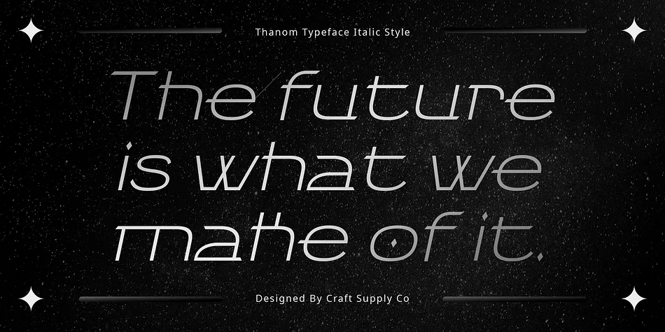 Thanom by Craft Supply Co. — Display Font — thumbnail 2