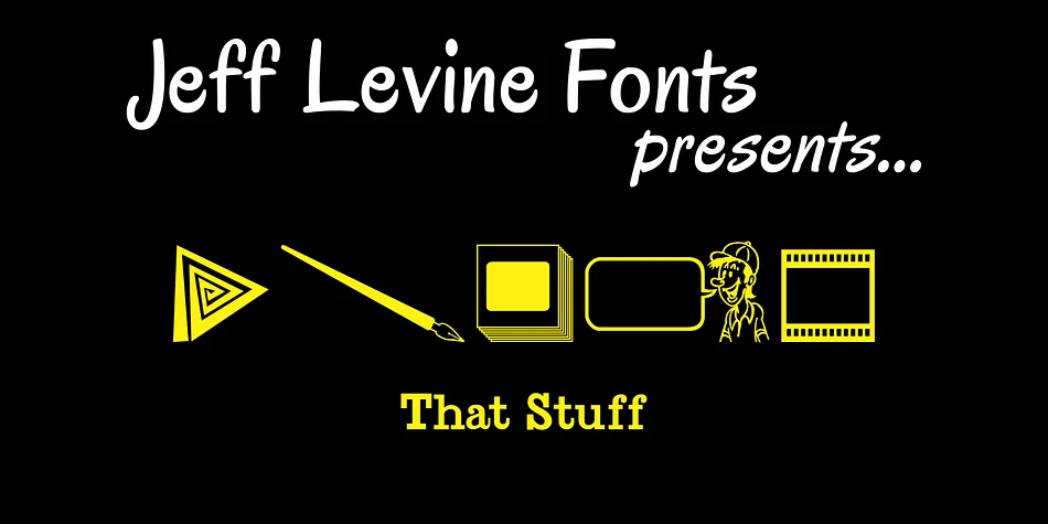 That Stuff JNL by Jeff Levine Fonts — Dingbats Font