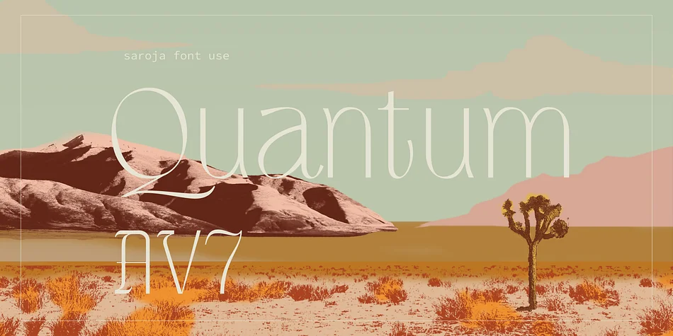 The Saroja by Jolicia Type — Display Font — thumbnail 3