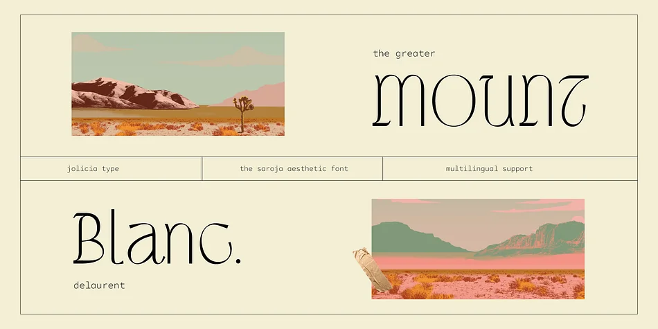 The Saroja by Jolicia Type — Display Font — thumbnail 6