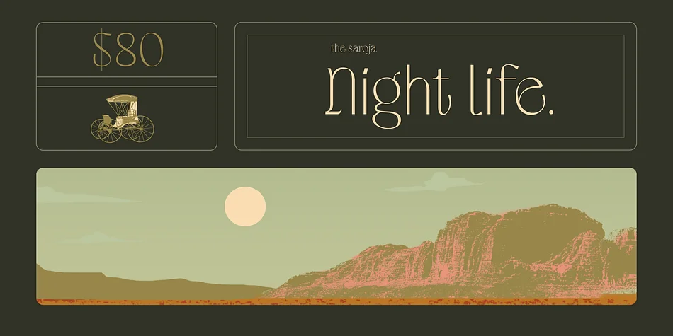 The Saroja by Jolicia Type — Display Font — thumbnail 9