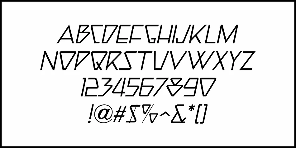THEATER BAR JNL by Jeff Levine Fonts — Display Font — thumbnail 5