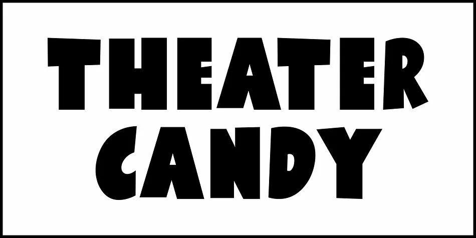 Theater Candy JNL by Jeff Levine Fonts — Display Font — thumbnail 2