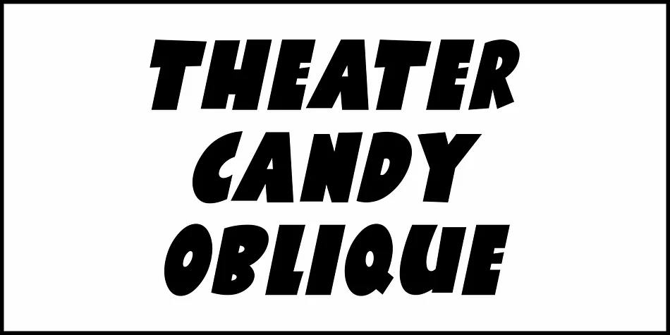 Theater Candy JNL by Jeff Levine Fonts — Display Font — thumbnail 4