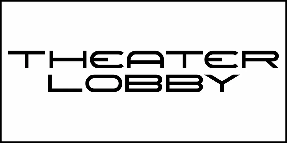 THEATER LOBBY JNL by Jeff Levine Fonts — Decorative Font — thumbnail 2