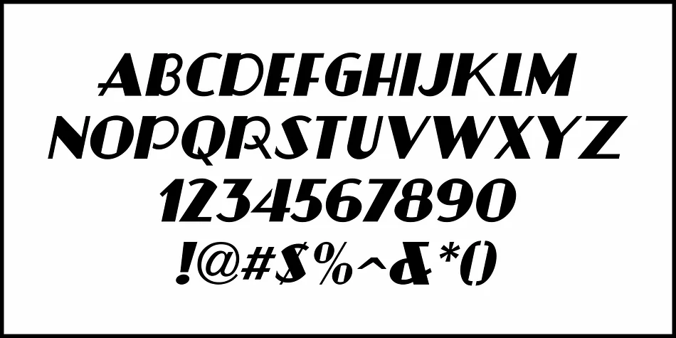 Theatrical Deco by Jeff Levine Fonts — Decorative Font — thumbnail 5