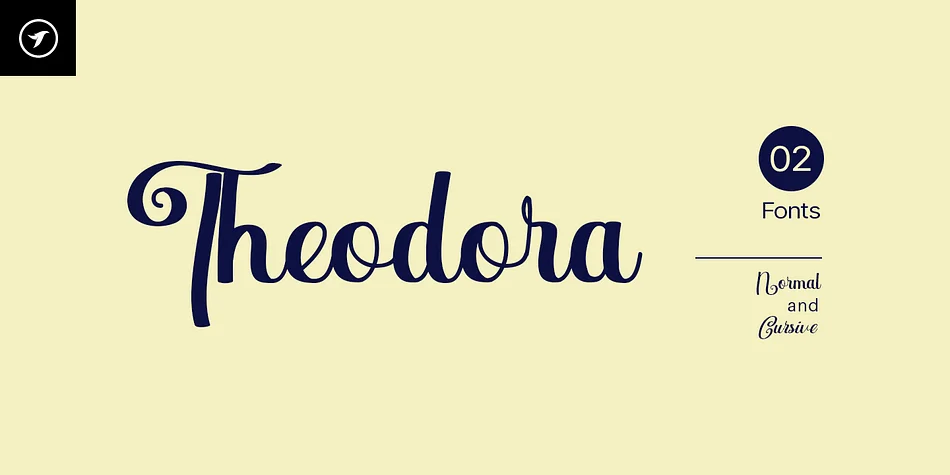 Theodora by Fontastica — Script Handwritten Font
