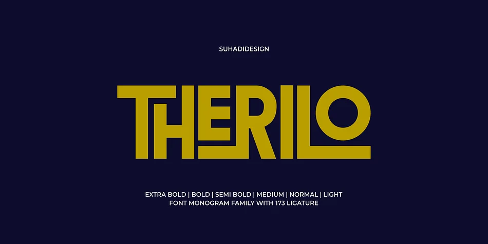 THERILO by suhadidesign β Decorative Font