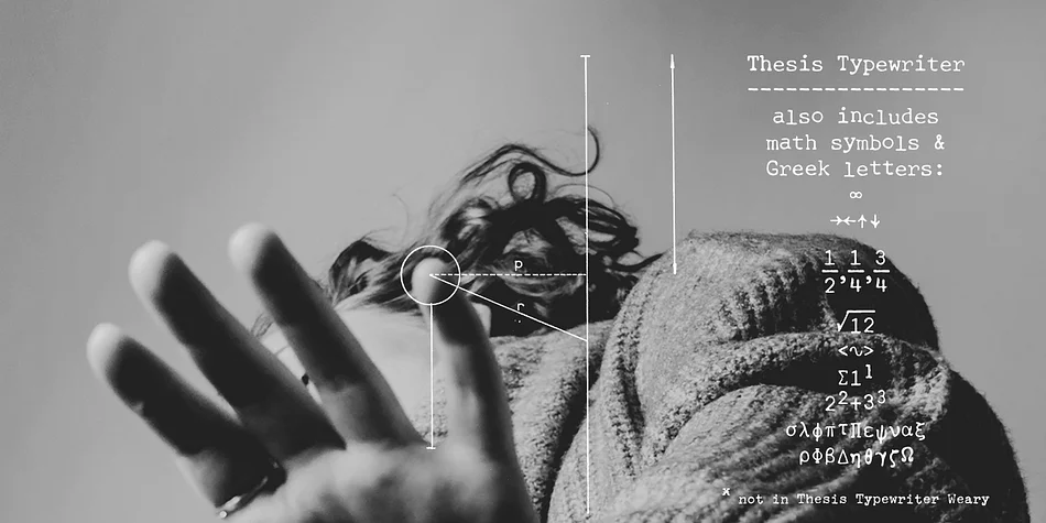 Thesis Typewriter by Ana's Fonts — Decorative Font — thumbnail 7